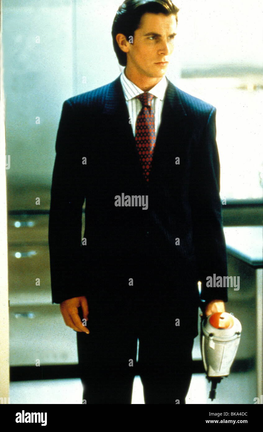 AMERICAN PSYCHO (2000) CHRISTIAN BALE AMPY 006 Stock Photo