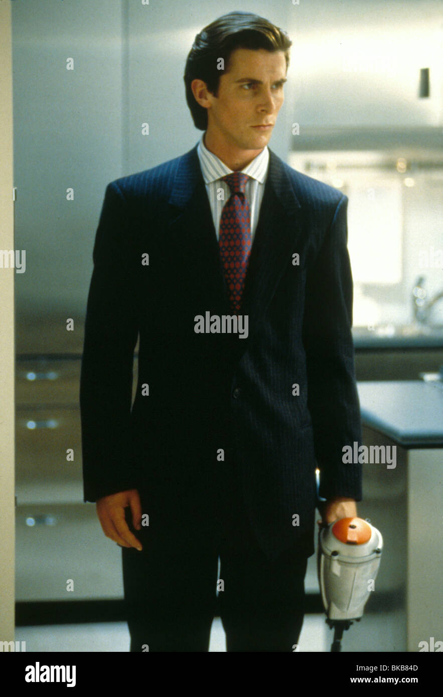 American Psycho Year : 2000 - USA Director: Mary Harron Christian Bale Stock Photo