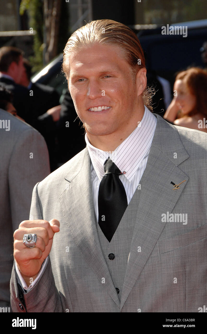 Clay Matthews at arrivals for The 2011 ESPY Awards - ARRIVALS, Nokia Theatre at L.A. LIVE, Los Angeles, CA July 13, 2011. Photo Stock Photo