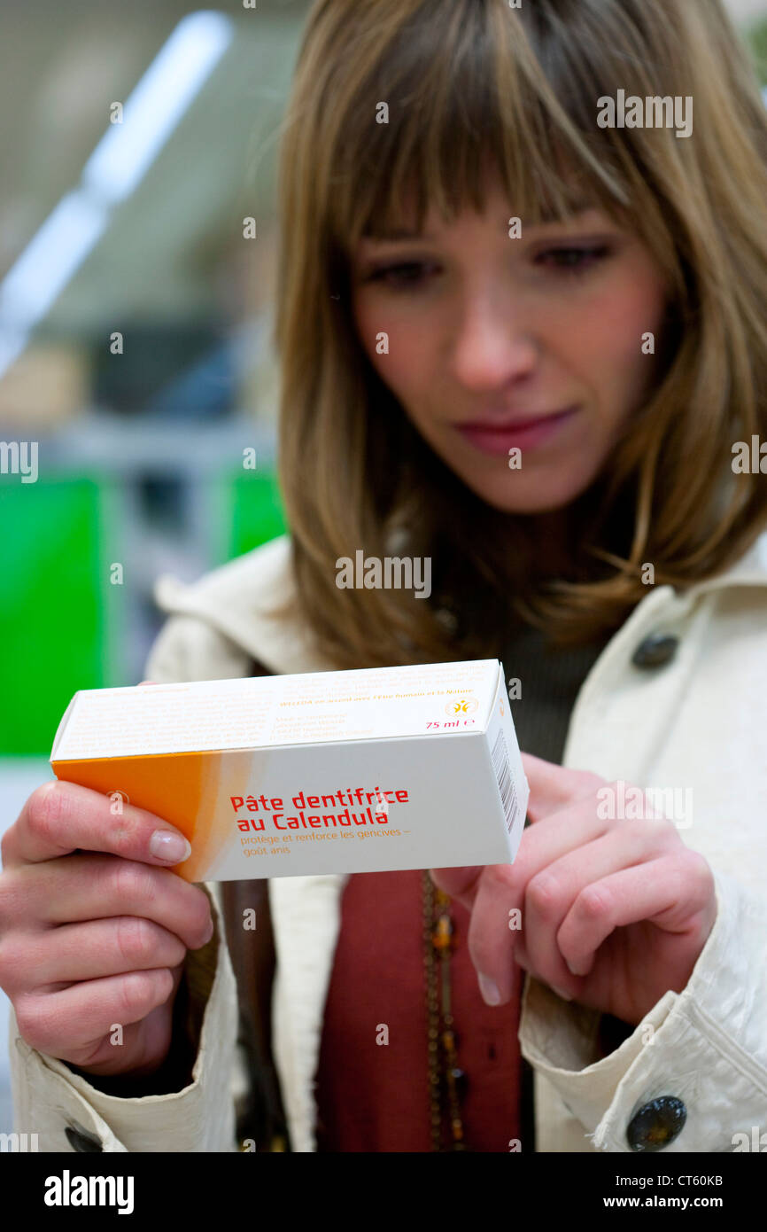 WOMAN SHOPPING Stock Photo