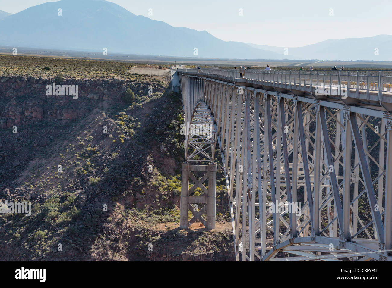 Rio Grande Gorge Bridge, northern New Mexico. Stock Photo