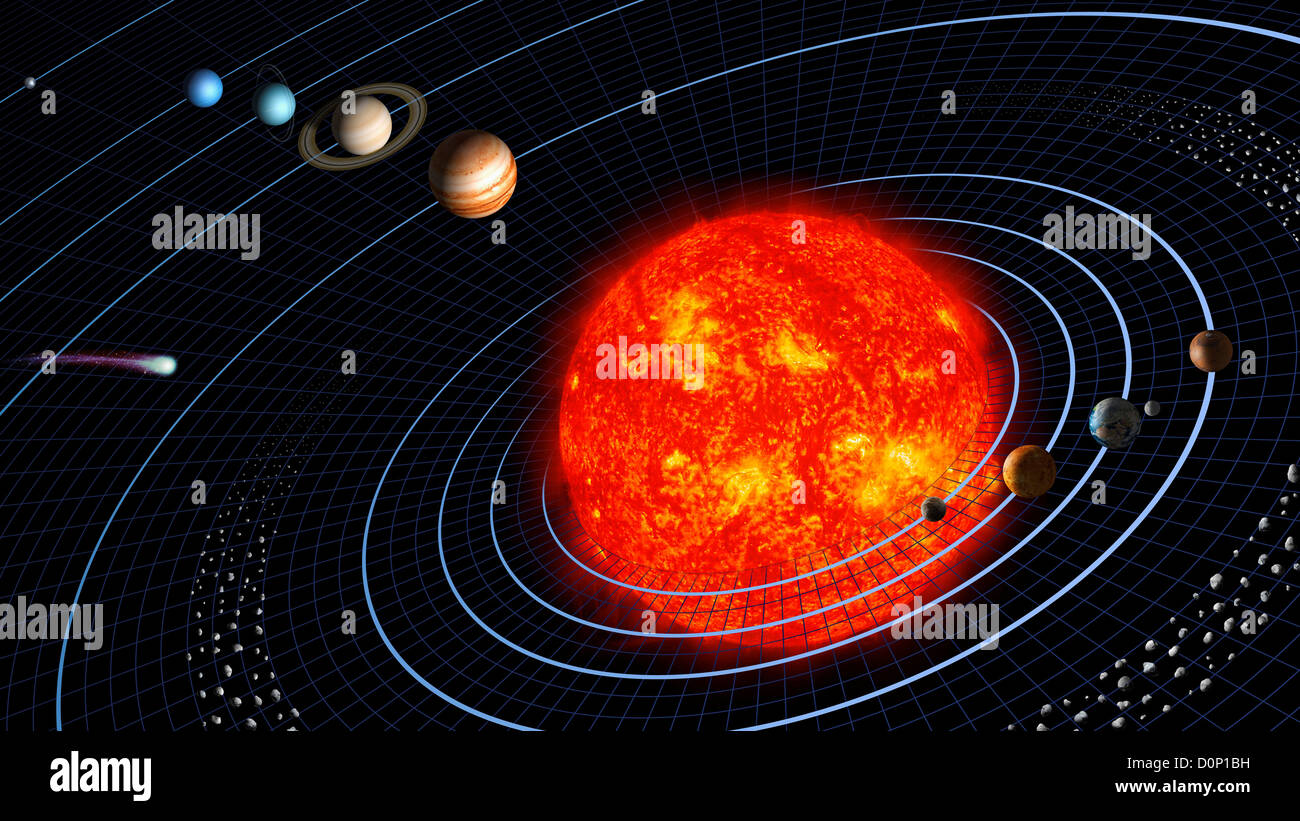 Our Solar System Stock Photo