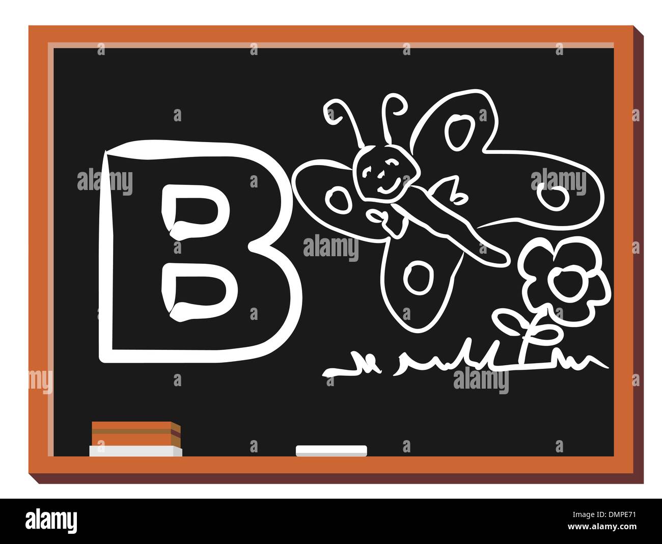 Animal Alphabet B Stock Vector