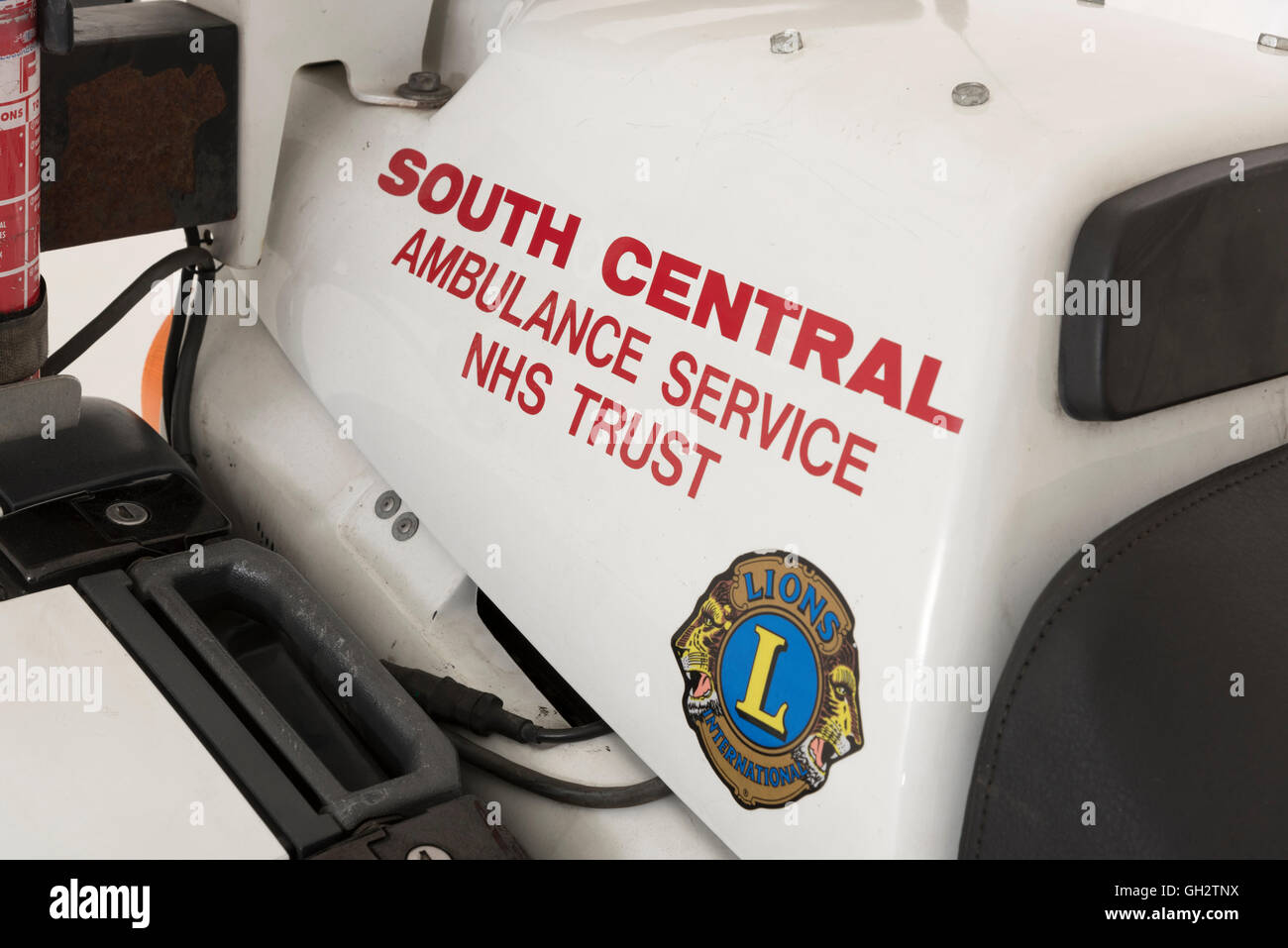 2001 Honda ST1100 Pan European Ambulance bike Stock Photo