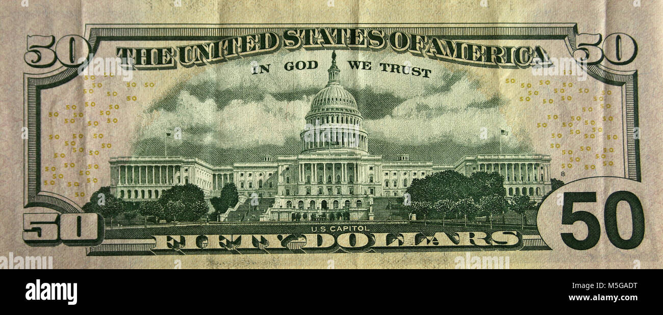 United States 50 Dollar Bill