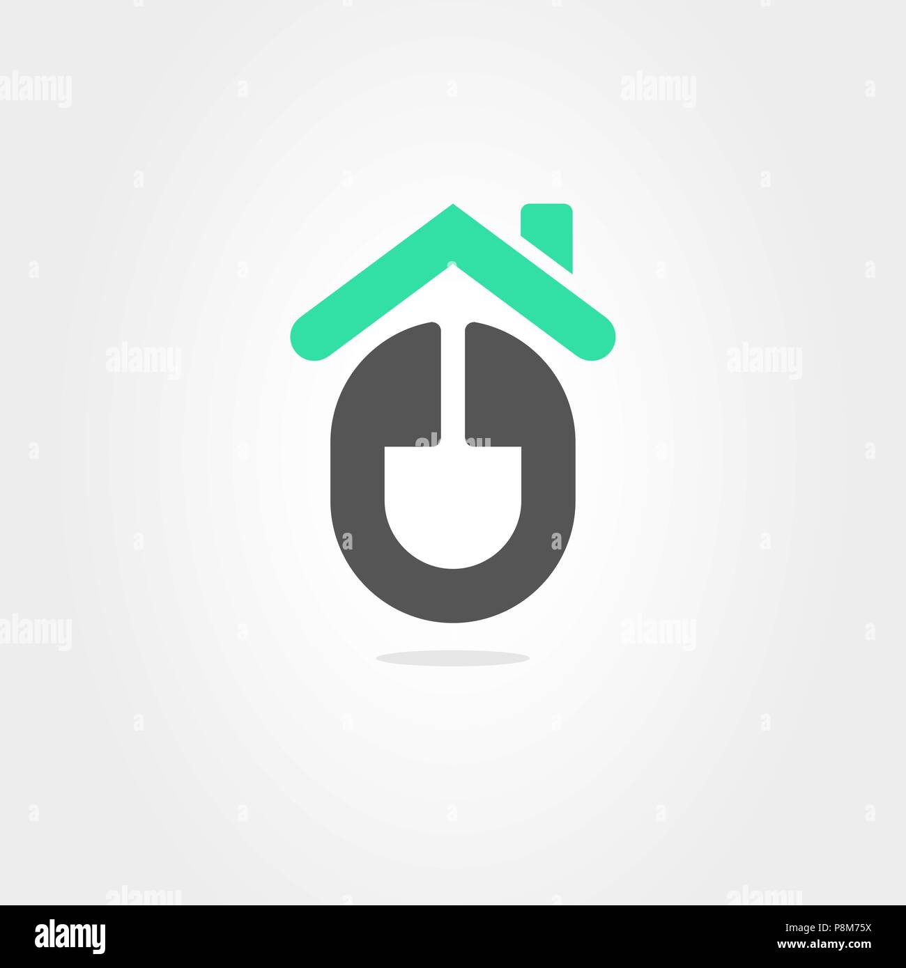 Icon. Vector. House. Stock Vector