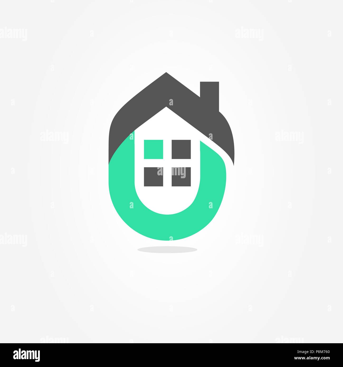 Icon. Vector. House. Stock Vector