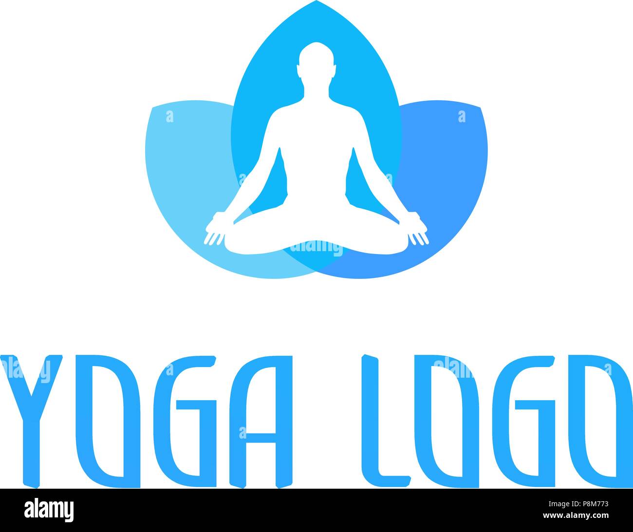 Icon. Vector. Yoga. Stock Vector