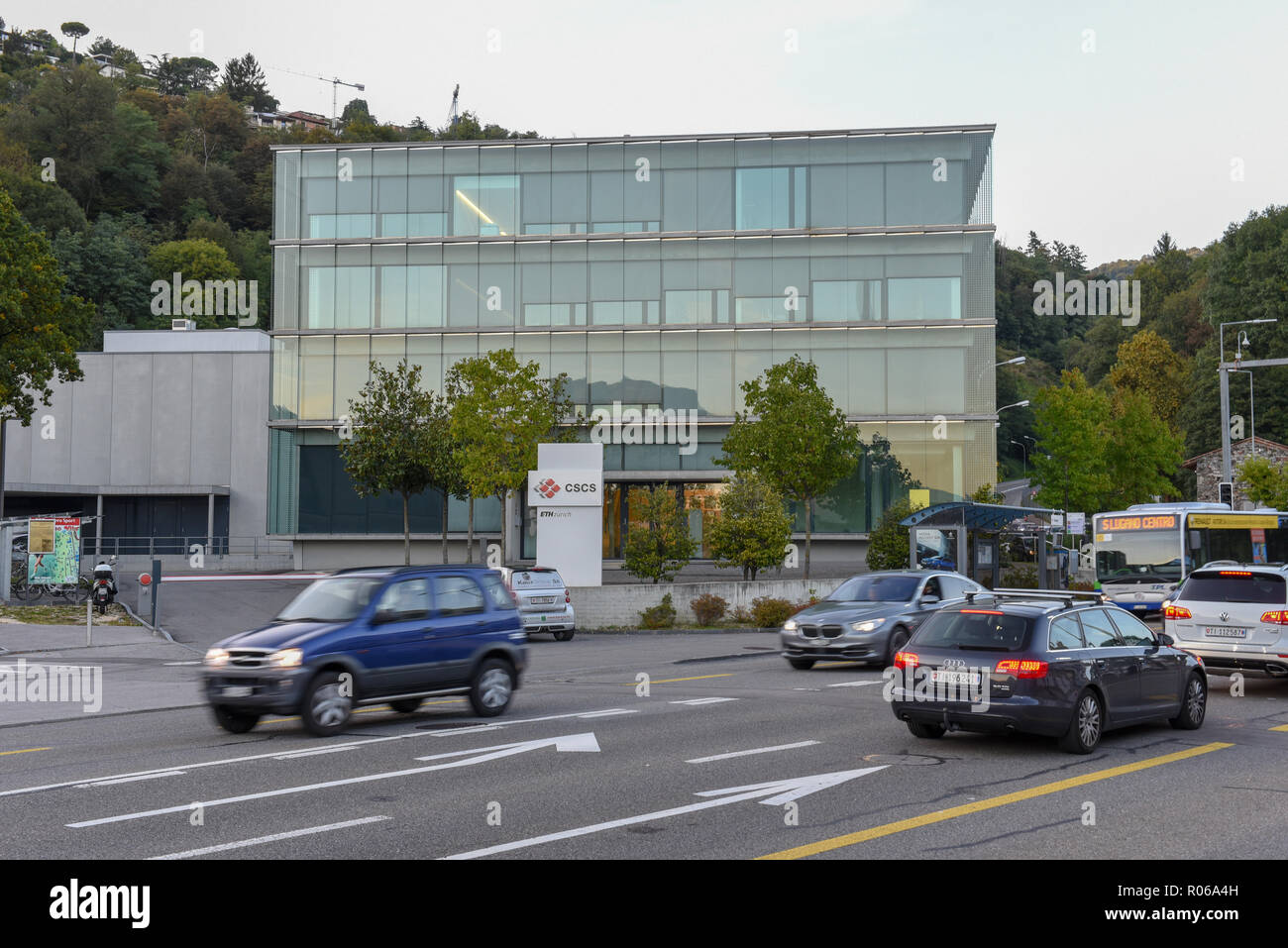 Lugano, Switzerland - 21 September 2017: Swiss National Supercomputing Centre at Lugano on Switzerland Stock Photo