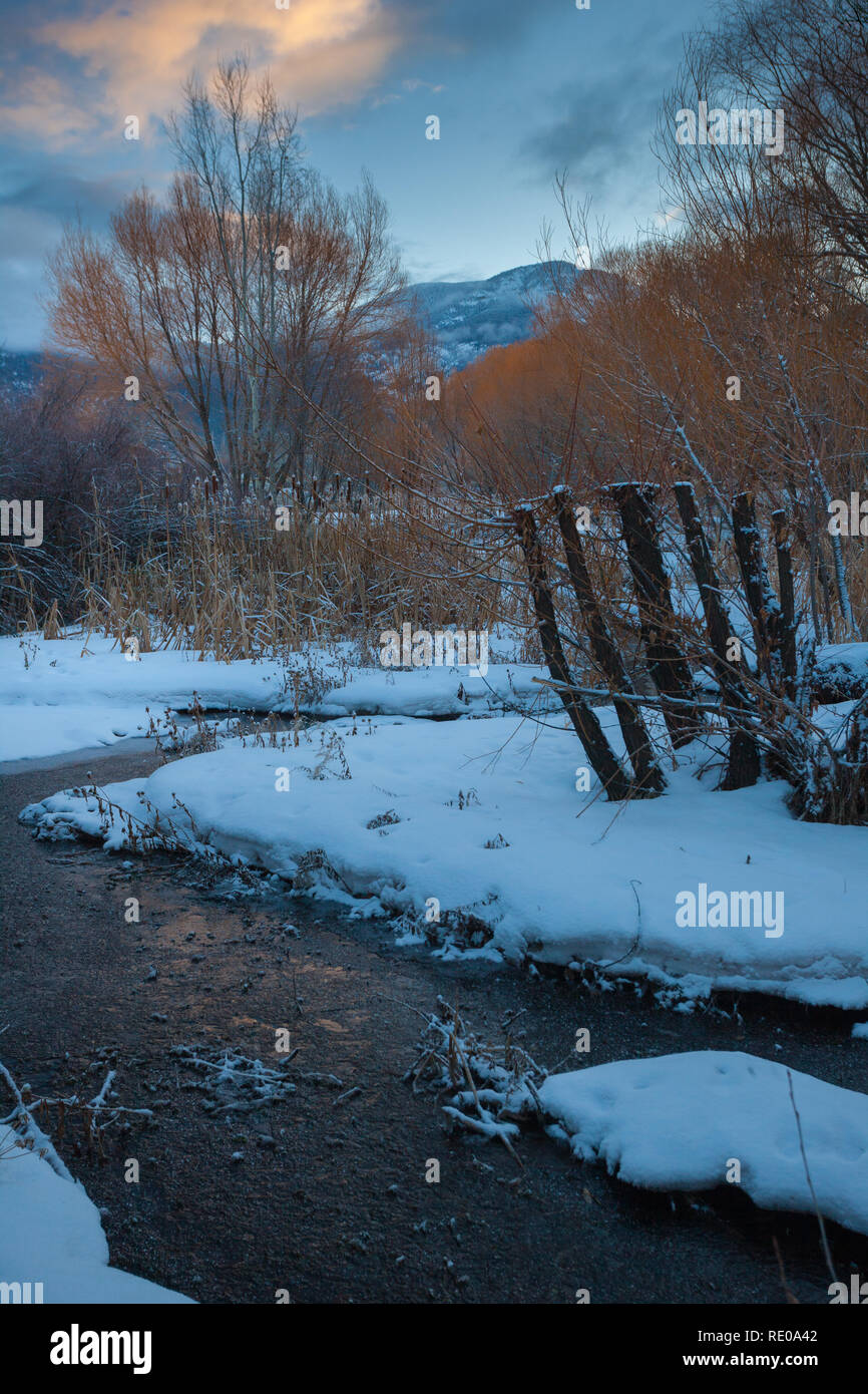 Arroyo Hondo, Taos County, New Mexico, USA Stock Photo