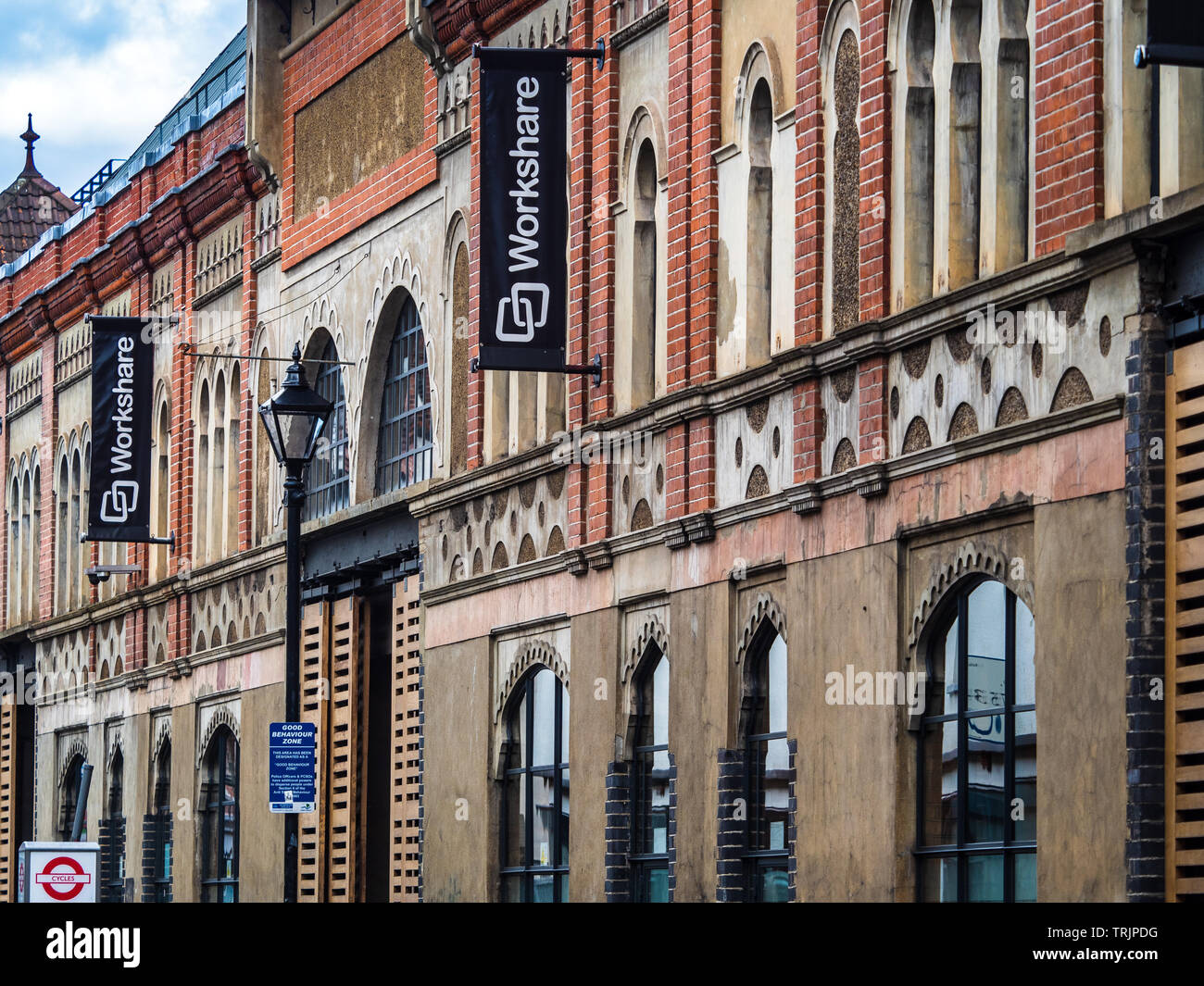 Workshare Software Company Head Office in Fashion Street in London's East End Stock Photo