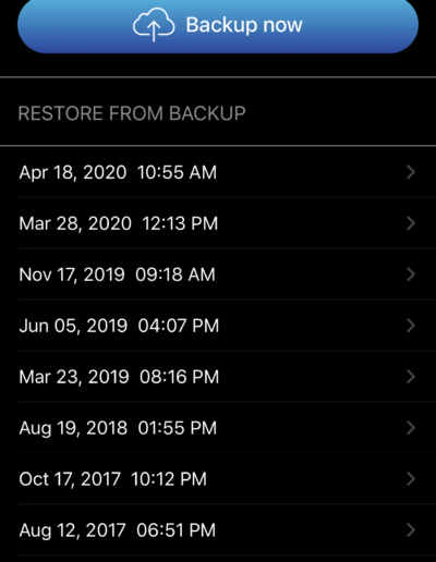 iCloud Backup