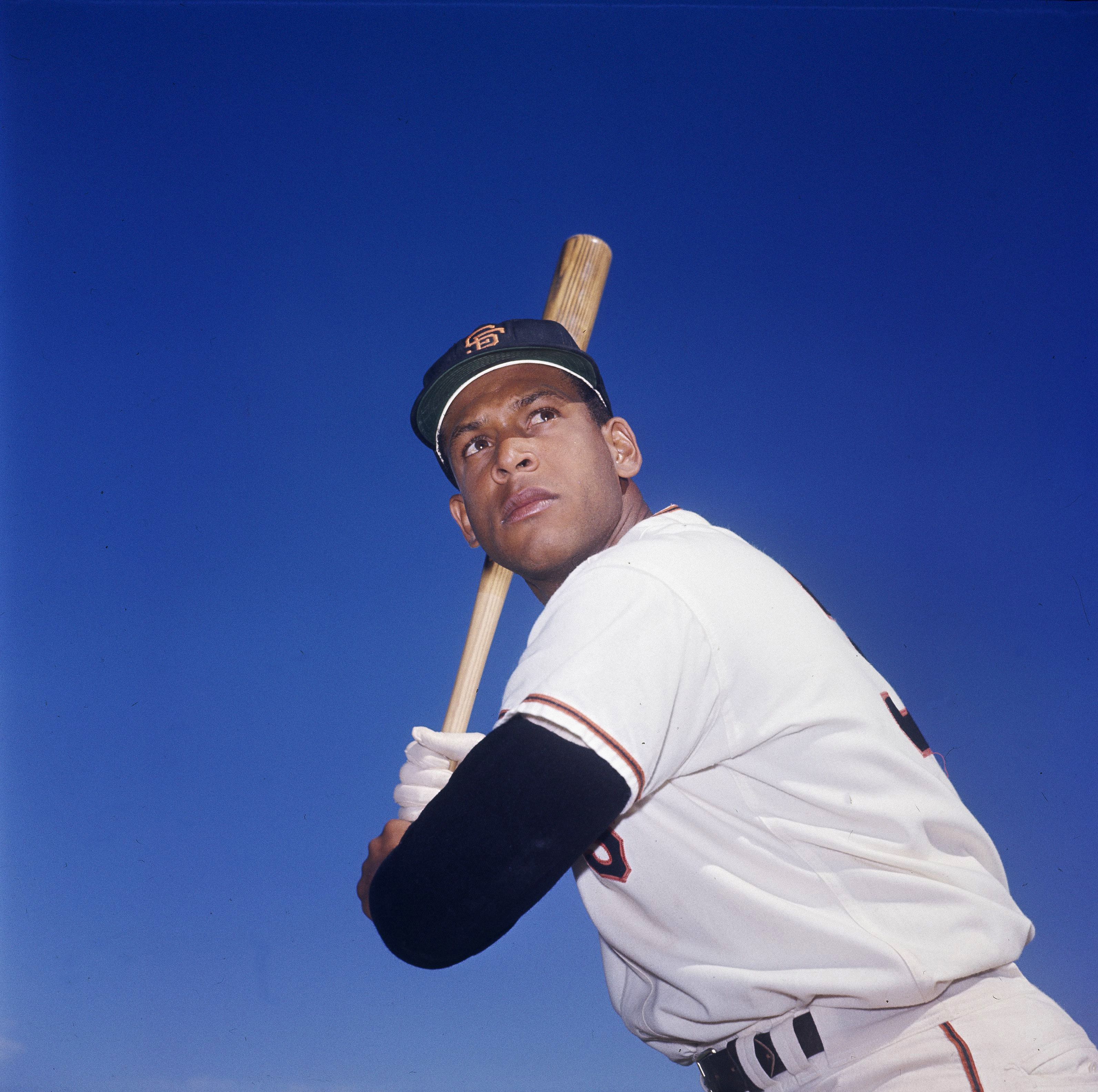 Outfielder Orlando Cepeda of the San Francisco Giants is shown in posed.