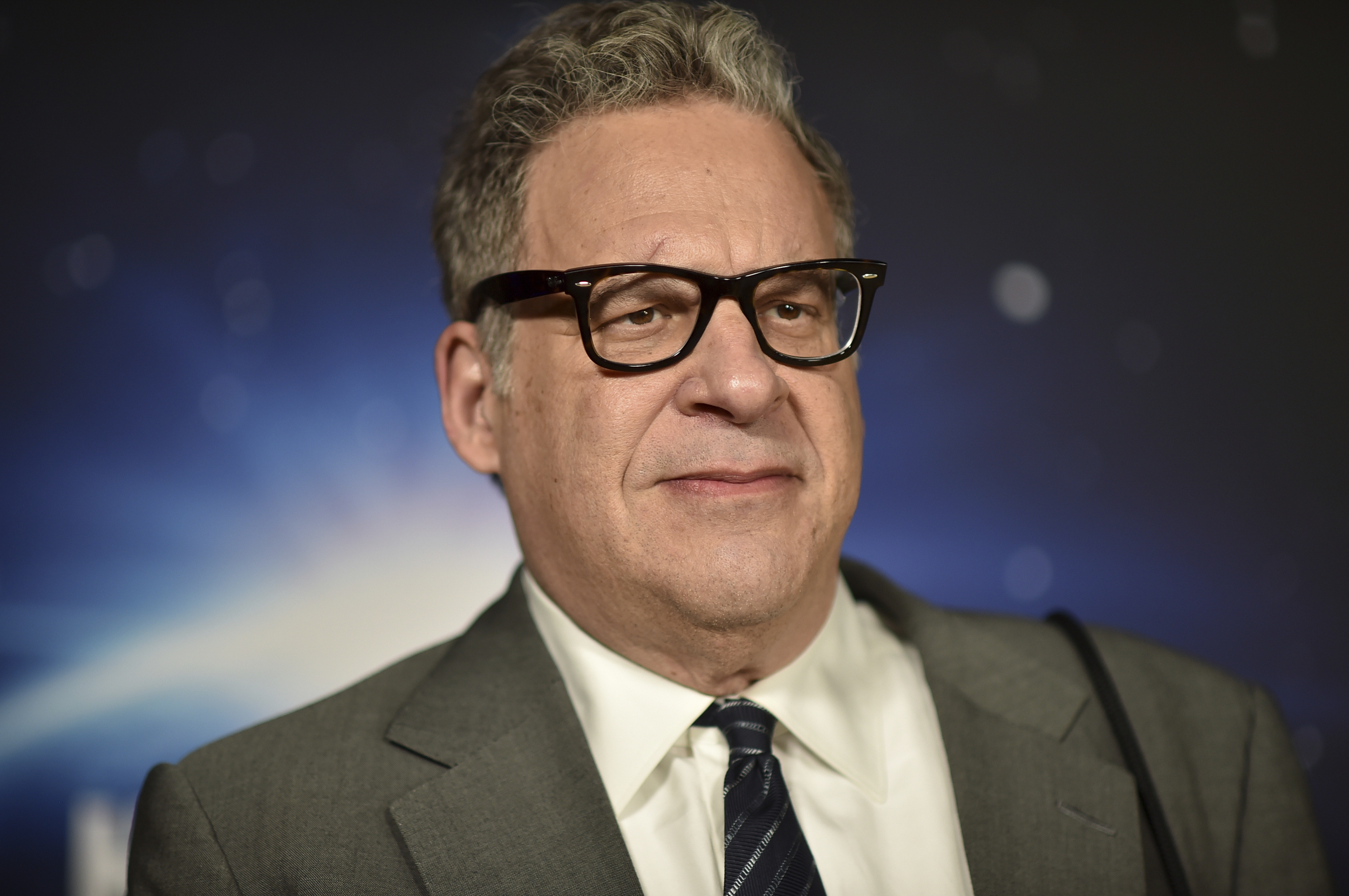 Jeff Garlin arrives at the premiere of "Curb Your Enthusiasm" on Tuesday, Oct. 19, 2021, at Paramount Studios in Los Angeles. (Photo by Richard Shotwell/Invision/AP)