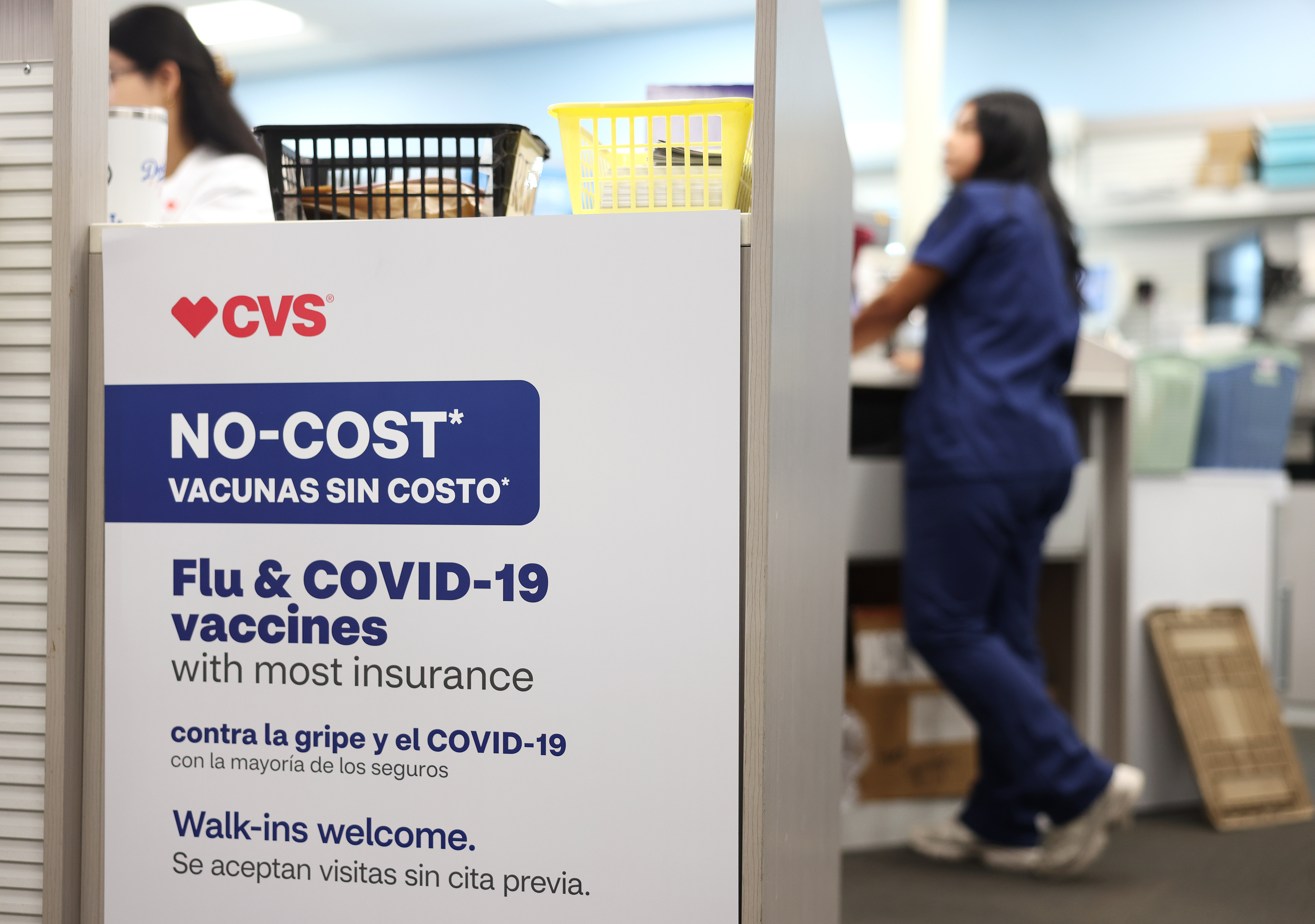 HUNTINGTON PARK-CA-AUGUST 28, 2024: Vaccinations are available at CVS in Huntington Park on August 28, 2024. (Christina House / Los Angeles Times)