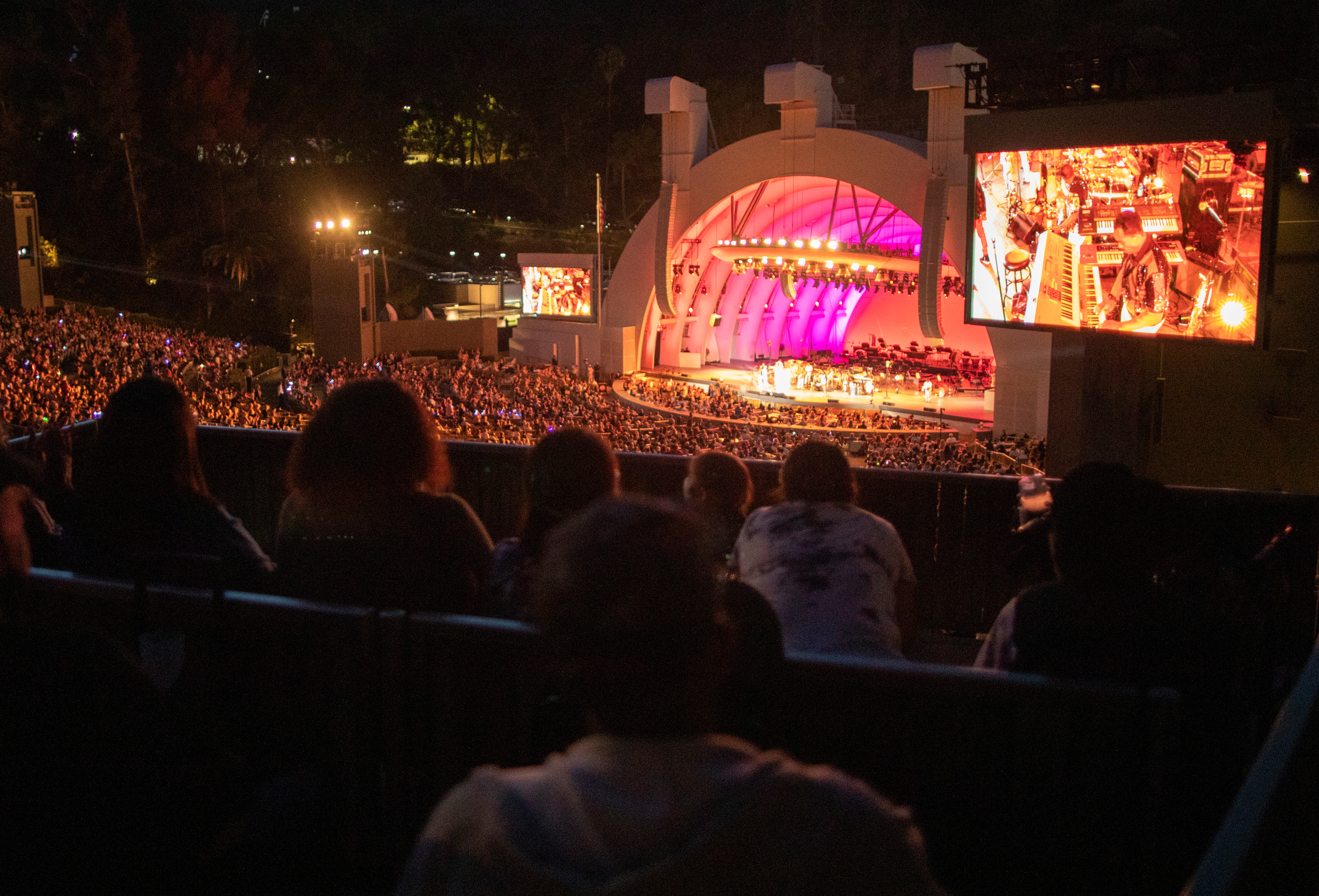 The first full-capacity concert at the Hollywood Bowl in 2021 featured Kool & the Gang.