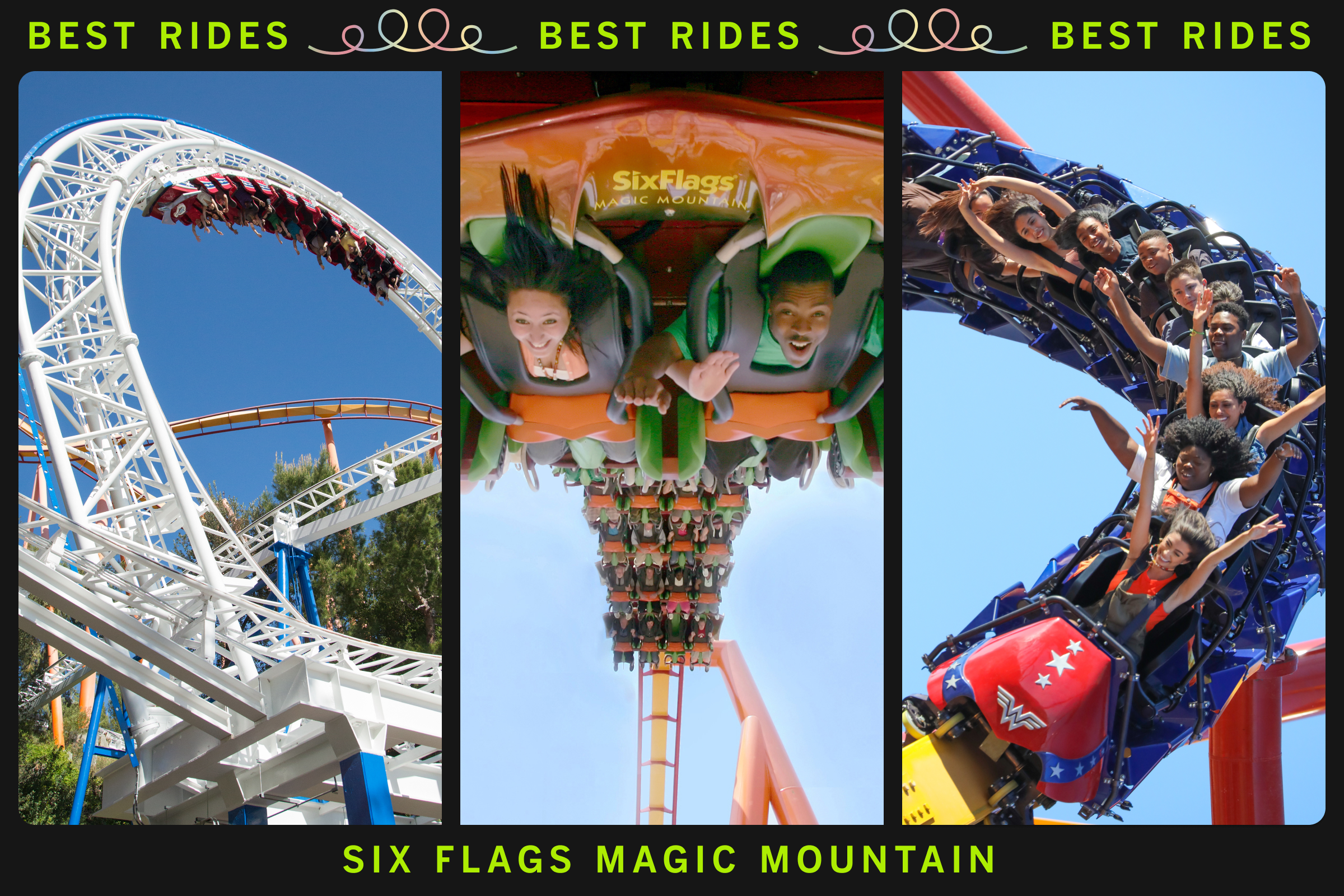 Best rides at Six Flags Magic Mountain