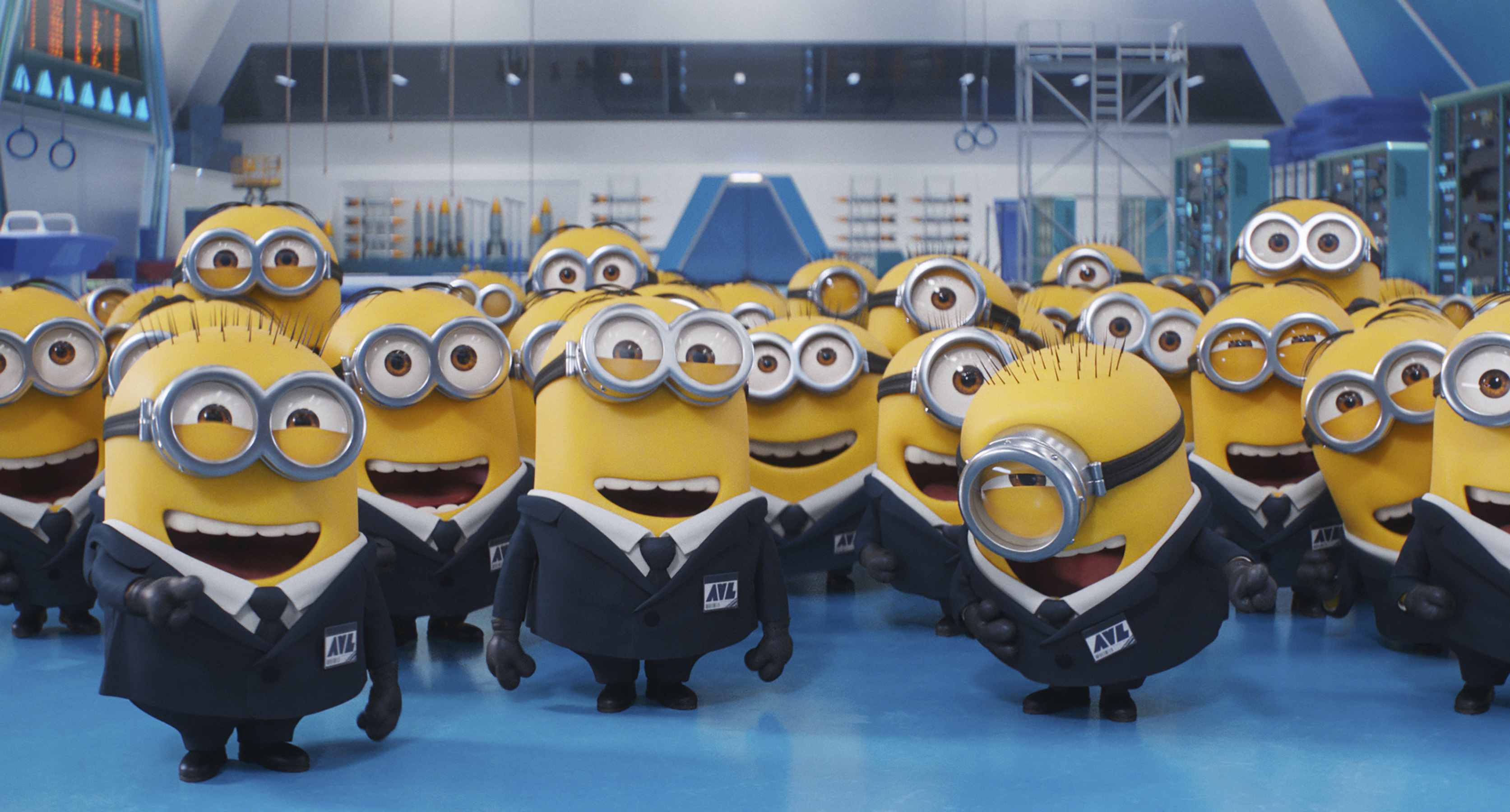 This image release by Illumination & Universal Pictures shows a scene from "Despicable Me 4," (Illumination & Universal Pictures via AP)