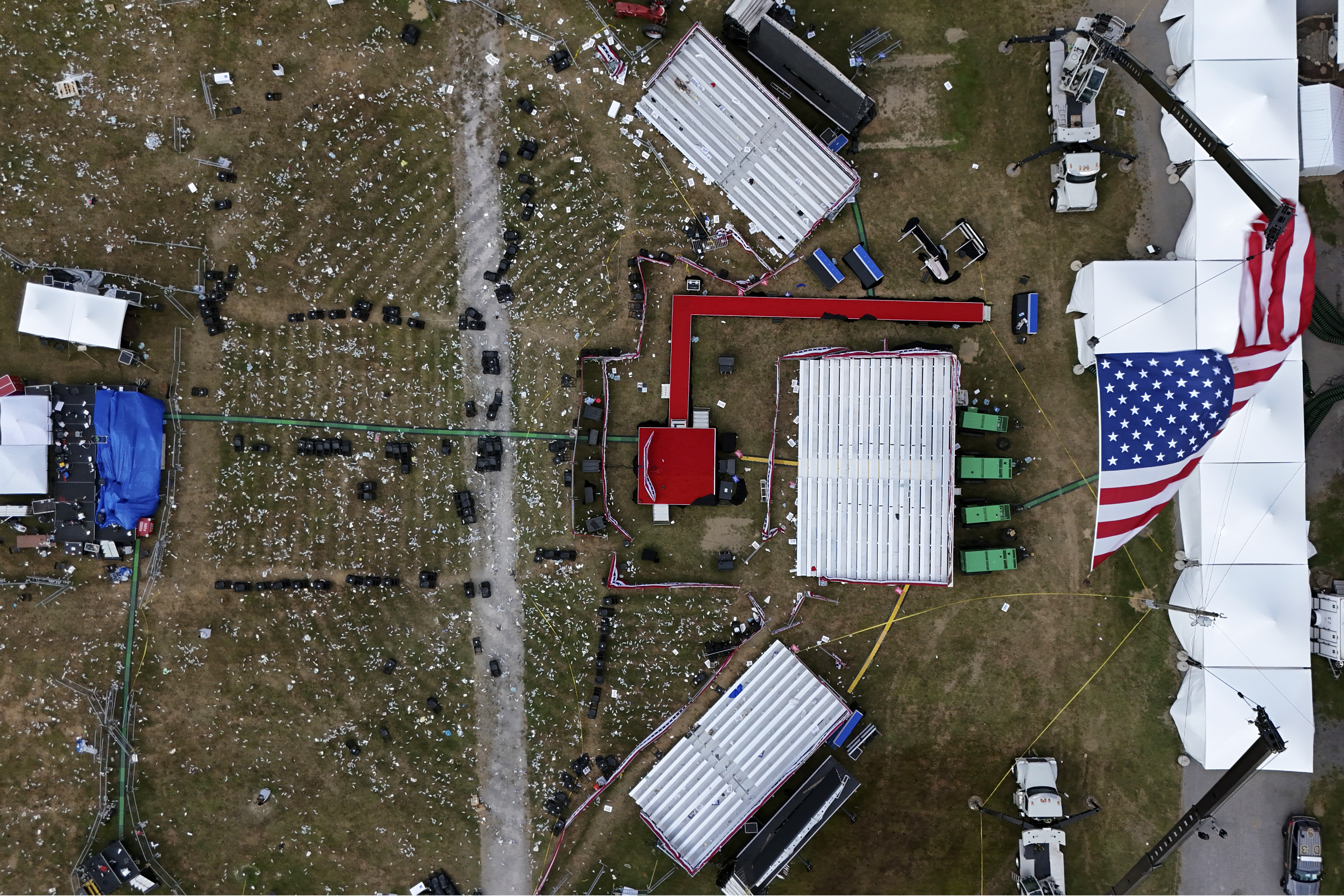 The Butler Farm Show, site of a campaign rally for Republican 