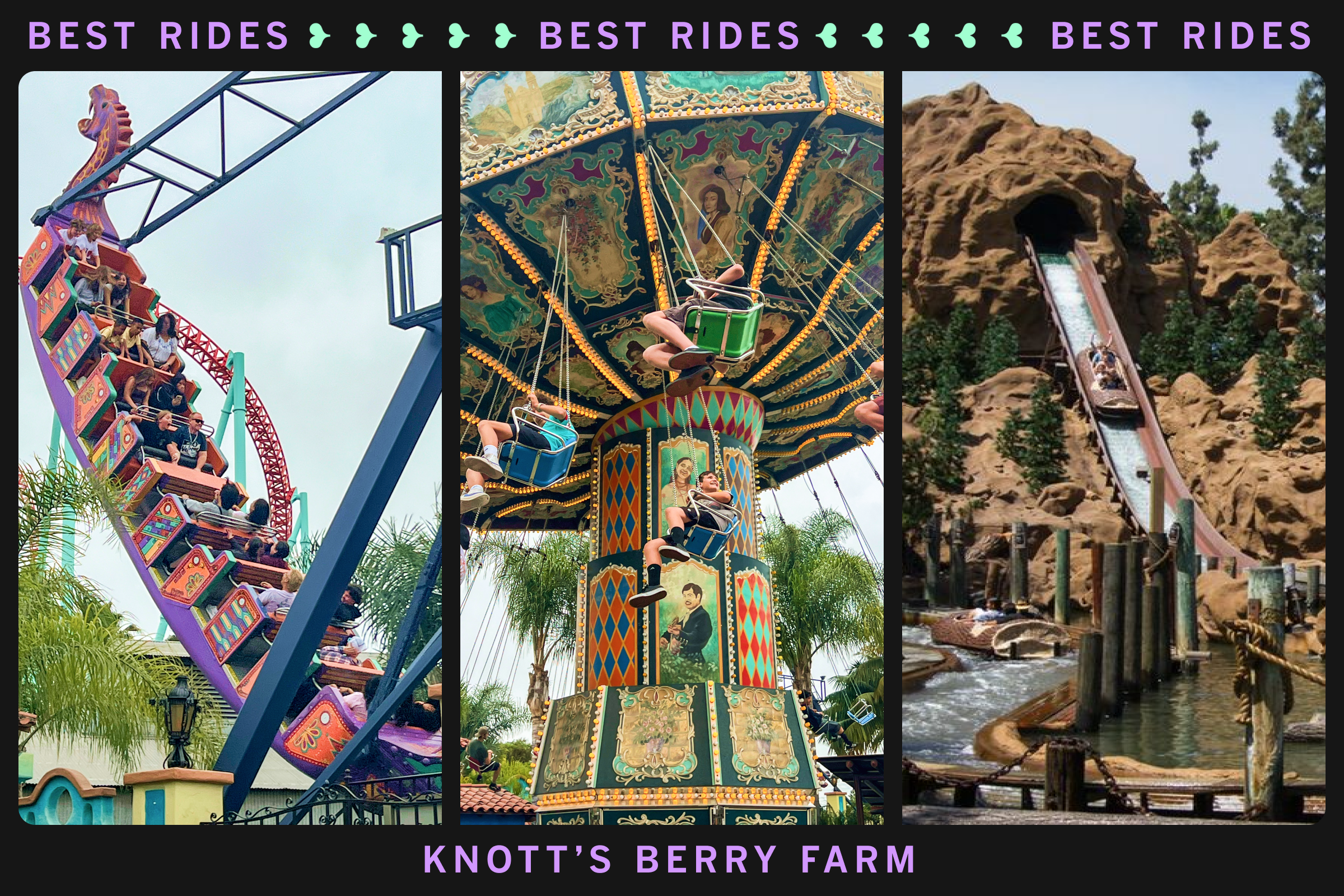 Best rides from Knotts Berry Farm