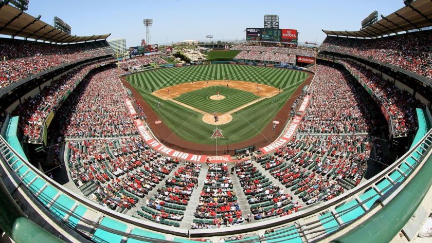 The Angels will be playing at Angel Stadium in Anaheim at least through the 2020 season.