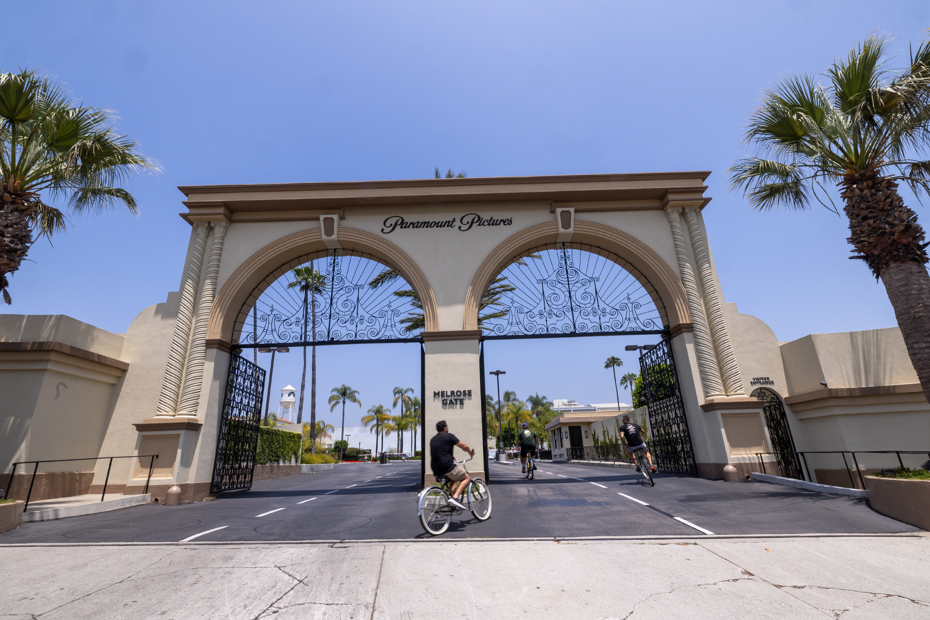 Hollywood, CA - June 05: Paramount Pictures studio lot at 5555 Melrose Ave. on Wednesday, June 5, 2024 in Hollywood, CA. (Brian van der Brug / Los Angeles Times)