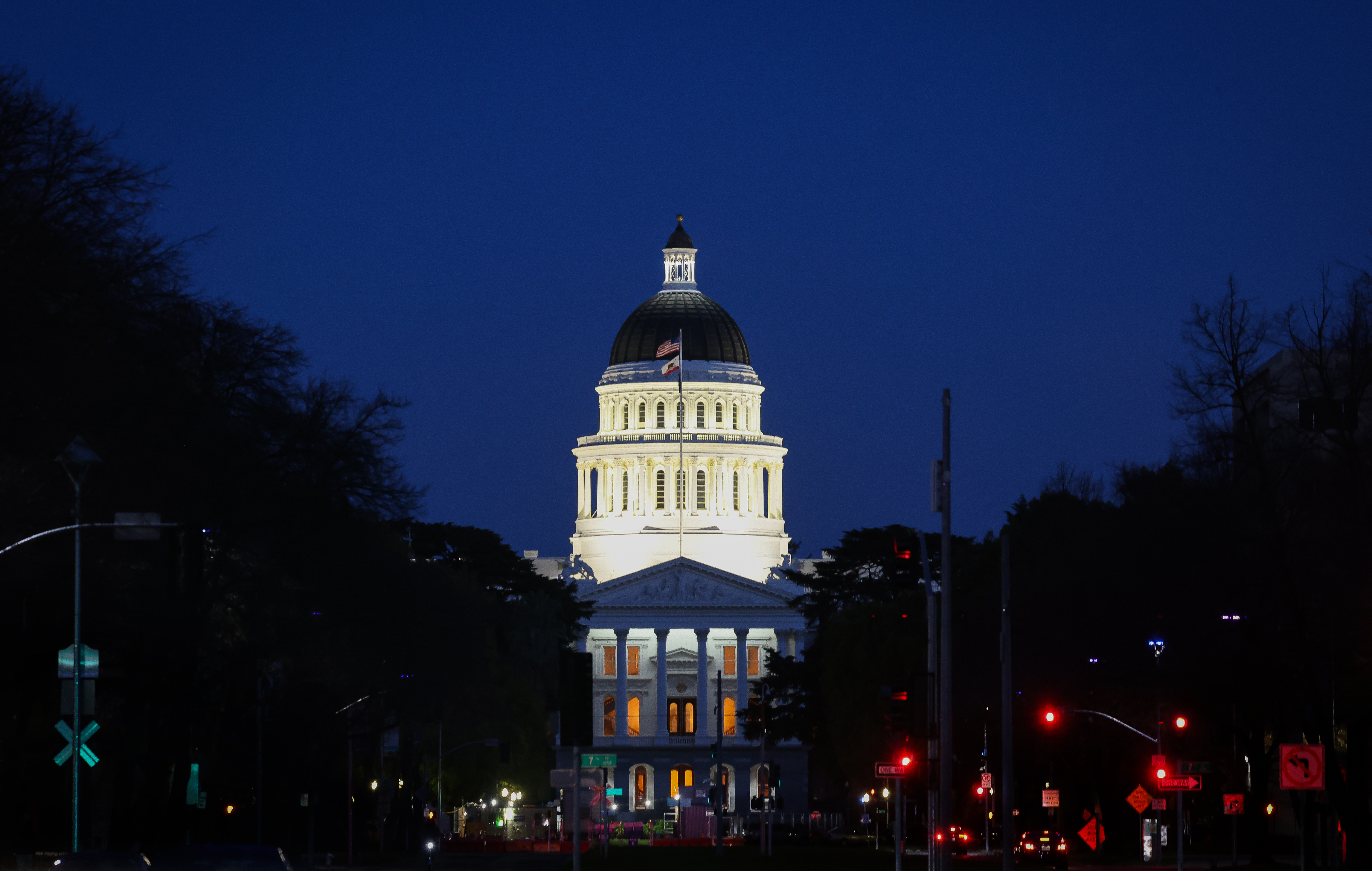 SACRAMENTO-CA-MARCH 12, 2024: The California State Capitol in Sacramento is photographed on March 12, 2024. (Christina House / Los Angeles Times)