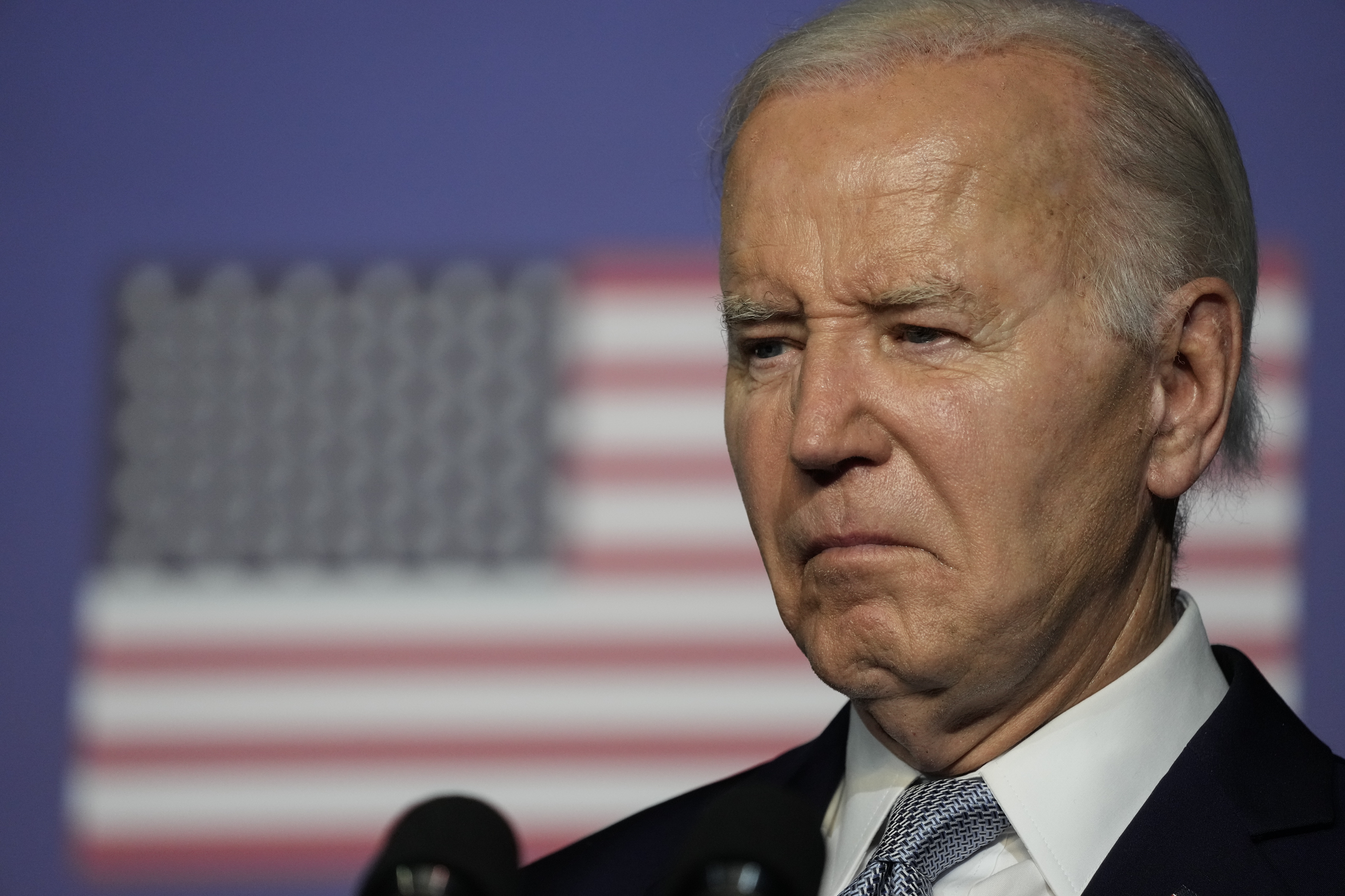 President Joe Biden meets the media after signing a bilateral security agreement with Ukrainian President Volodymyr Zelenskyy, on the sidelines of the G7, Thursday, June 13, 2024, in Savelletri, Italy. (AP Photo/Alex Brandon)