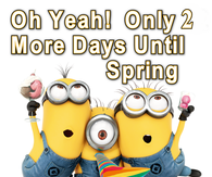 2 more days until Spring