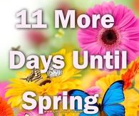 11 More Days Until Spring