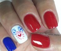 Summer 4th of July nails 