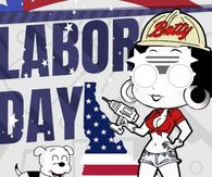 Betty Boop Labor Day Gif