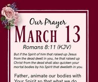 Our Prayer March 13