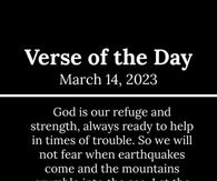 Verse Of The day: March 14