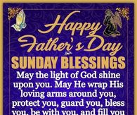 Happy Father's Day Sunday Blessings