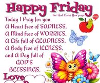 Happy Friday, I pray for you...