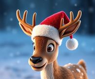 Ai Generated Reindeer