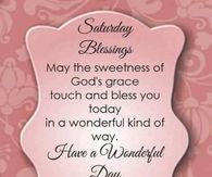 Saturday Blessings