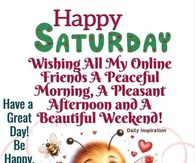 Wishing all my friends a Happy Saturday