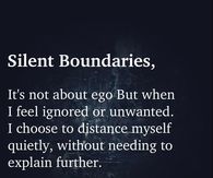 Silence Boundaries