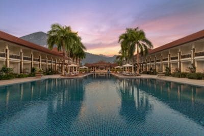 Resort Swimming Pool with lobby palawan activities