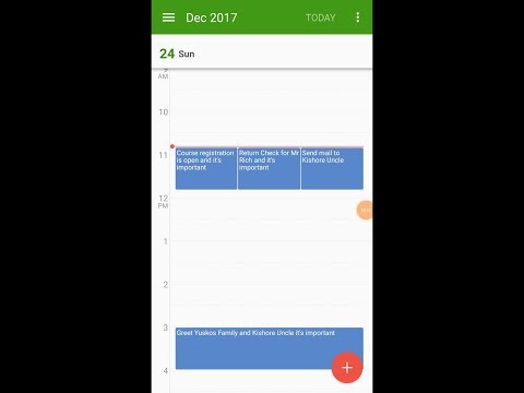 Calendar Events Classification and Custom Notification UI