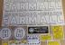 FARMALL McCORMICK DEERING MODEL H DECALS. MYLAR.  1939-1944. SEE DETAILS