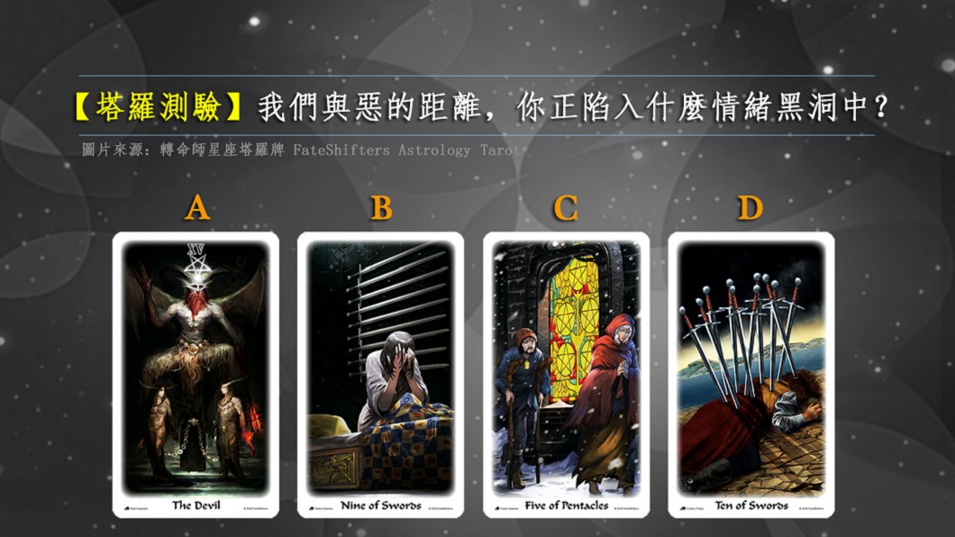 圖片來源／轉命師星座塔羅牌 FateShifters Astrology Tarot