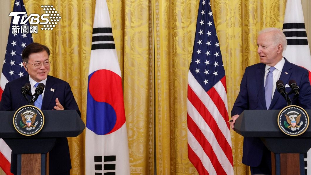 美韓兩國總統舉行高峰會。（圖／達志影像路透社）