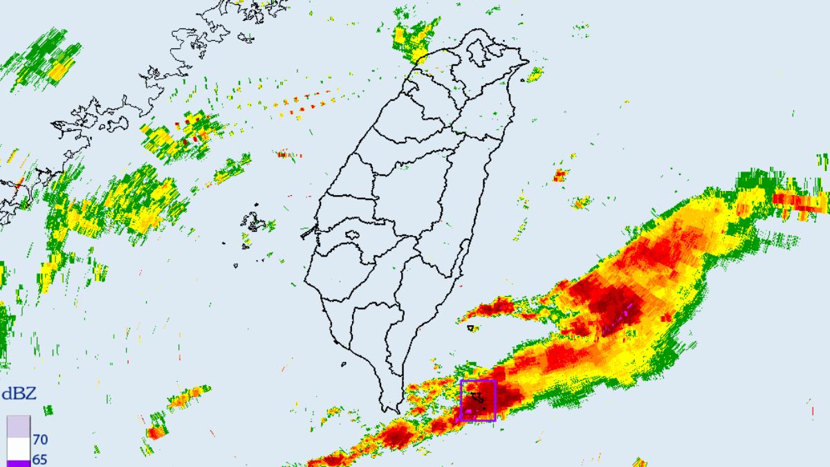 氣象署發佈大雷雨即時訊息。（圖／氣象署）