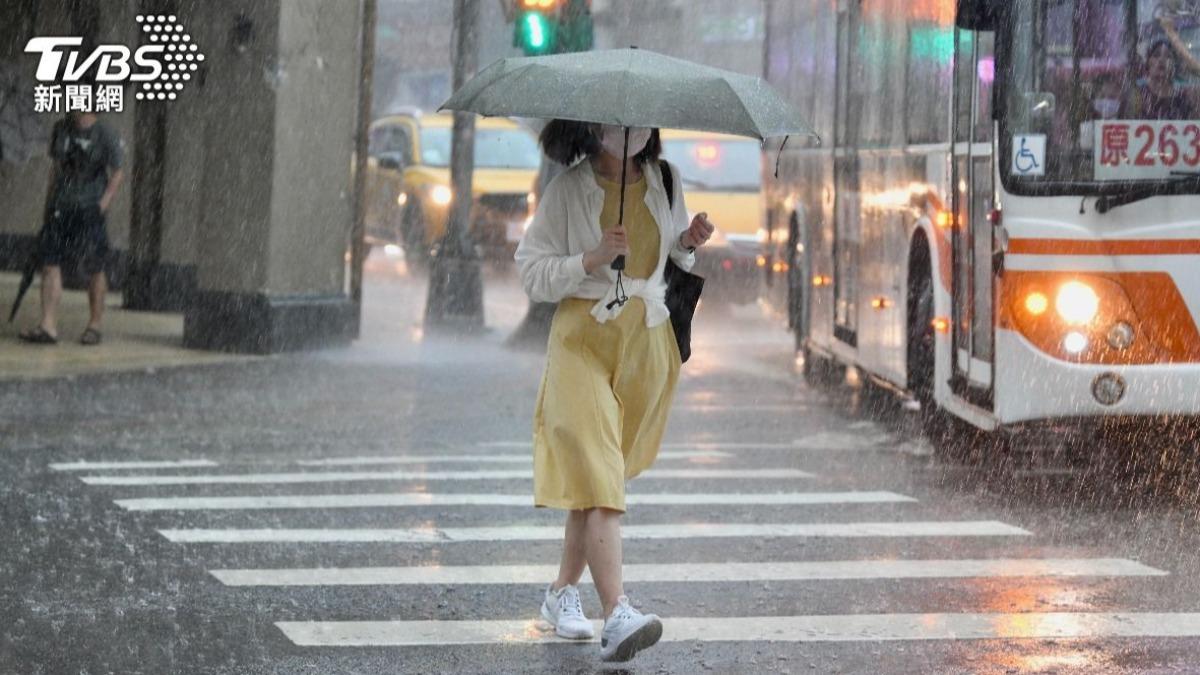 氣象署發布大雷雨即時訊息。（示意圖／TVBS資料照）