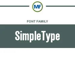 SimpleType Bold: Free Font Download