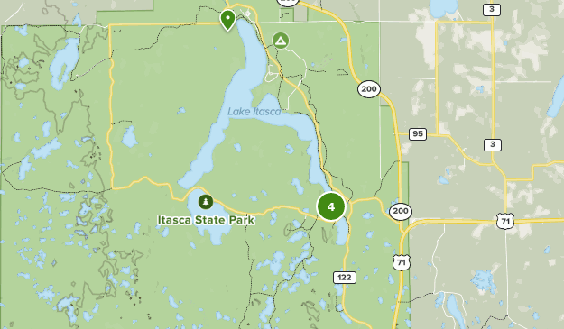 Itasca State Park Campground Map