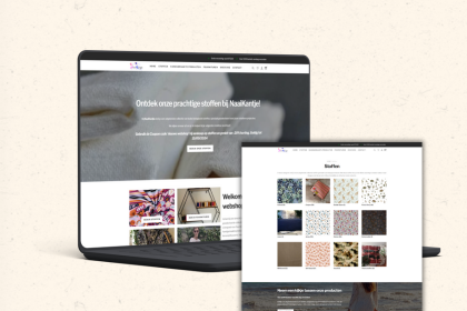 website naaikantje door billie branding webshop webdesign in essen